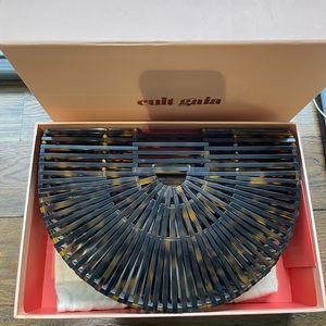 Mint - Cult Gaia Small Ark Bag Tortoiseshell Acrylic